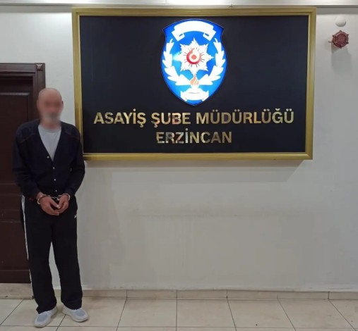 Cinayet suçundan aranan zanlı Erzincan polisince kıskıvrak yakalandı