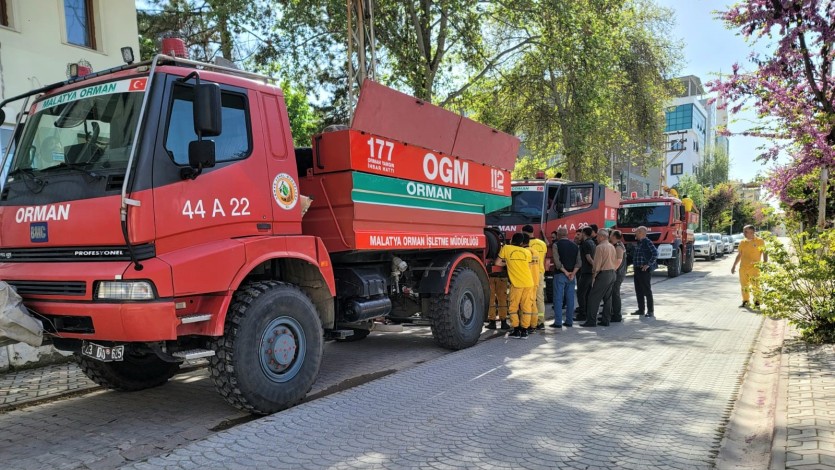 Elazığ'da orman yangınları ile mücadele eğitimleri sürüyor