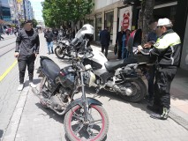 Eskişehir'de 52 motosiklet ve motorlu bisiklet sürücüsüne işlem uygulandı