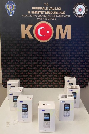 Kırıkkale’de kaçak 219 paket sigara, 7 adet cep telefonu ele geçirildi