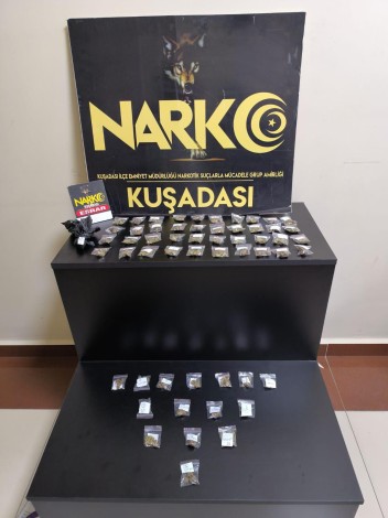 Kuşadası’nda narkotik operasyonu