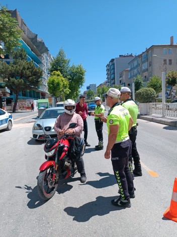 Niğde'de 103 motosiklet trafikten men edildi