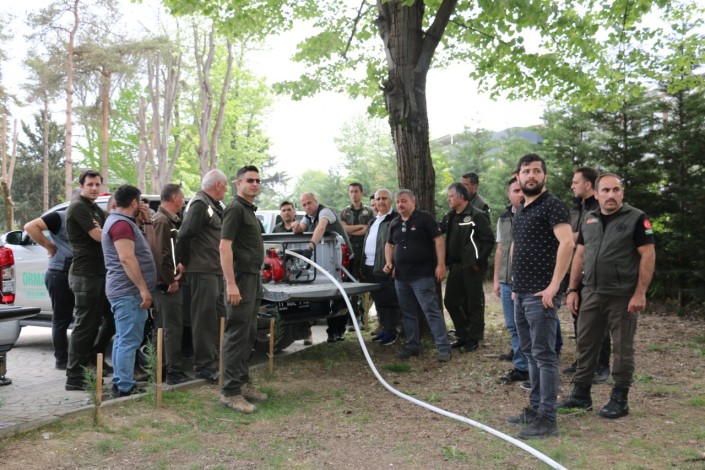 Orman yangınlarına ilk müdahale eğitimi