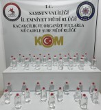 Samsun'da 40 litre etil alkol ele geçirildi