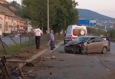 Samsun'da trafik kazası: 4 yaralı