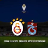 Süper Kupa’da Tarihi Randevu: Galatasaray ve Trabzonspor, Final Bileti İçin Gaziantep’te Sahne Alıyor!