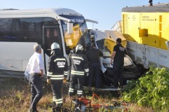 Tekirdağ'da feci kaza: 18 işçi hastaneye kaldırıldı