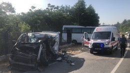 Tekirdağ’da feci kaza: 2 ölü, 10 yaralı