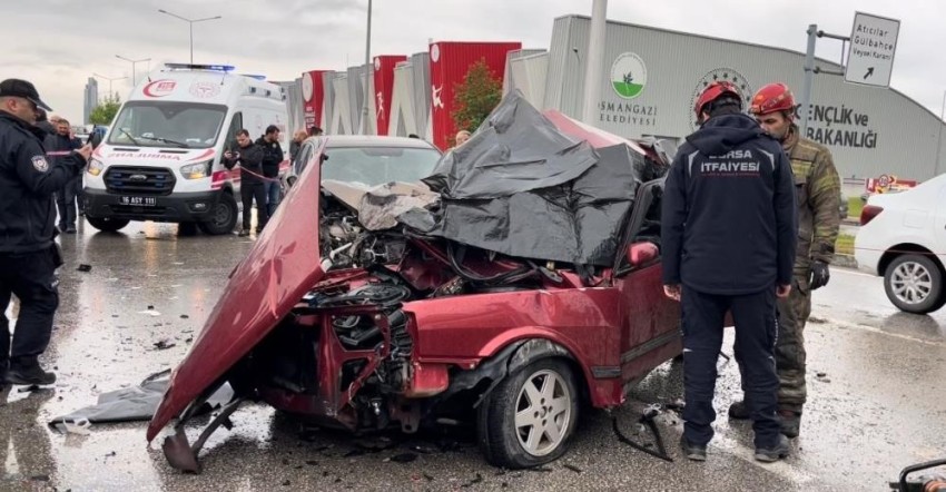 Tofaş Şahin böyle uçtu. Facianın yaşandığı kaza kamerada